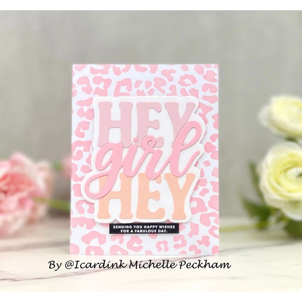 Simon Says Stamp Sentiment Strips Reverse Bold Hello sssg131135 Dear Friend