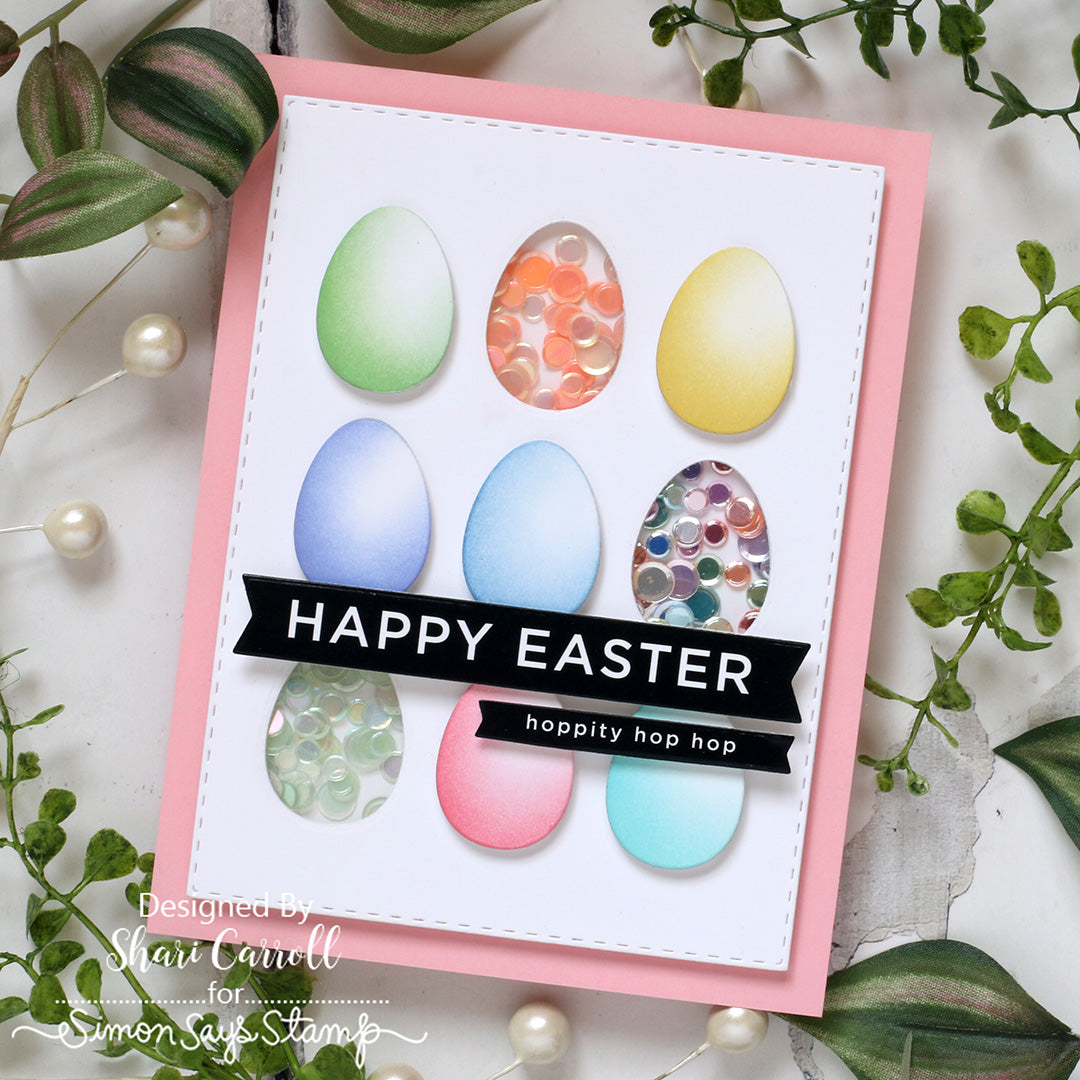 CZ Design EZ Strips Reverse Easter czez011 Beautiful Moments Easter Card