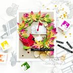 CZ Design EZ Strips Reverse Fall czez007 STAMPtember Hugs Card