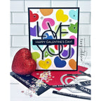 Simon Says Stamp EZ Strips Galentine's set1158gt Heart to Heart