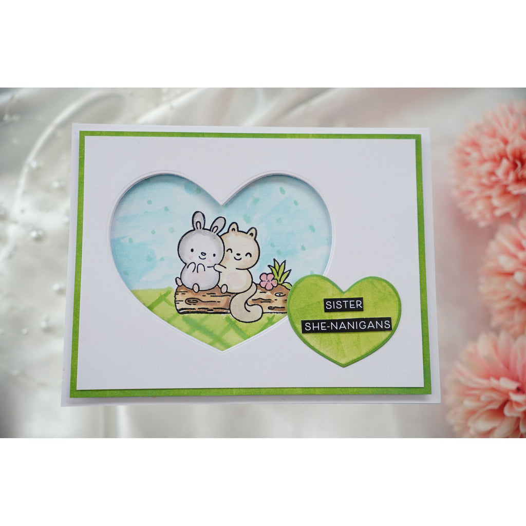 Simon Says Stamp EZ Strips Reverse Galentine's 1018ez Heart to Heart