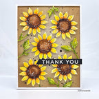 CZ Designs Sentiment Strips Reverse Teacher czg050 Just A Note Thank You  Card