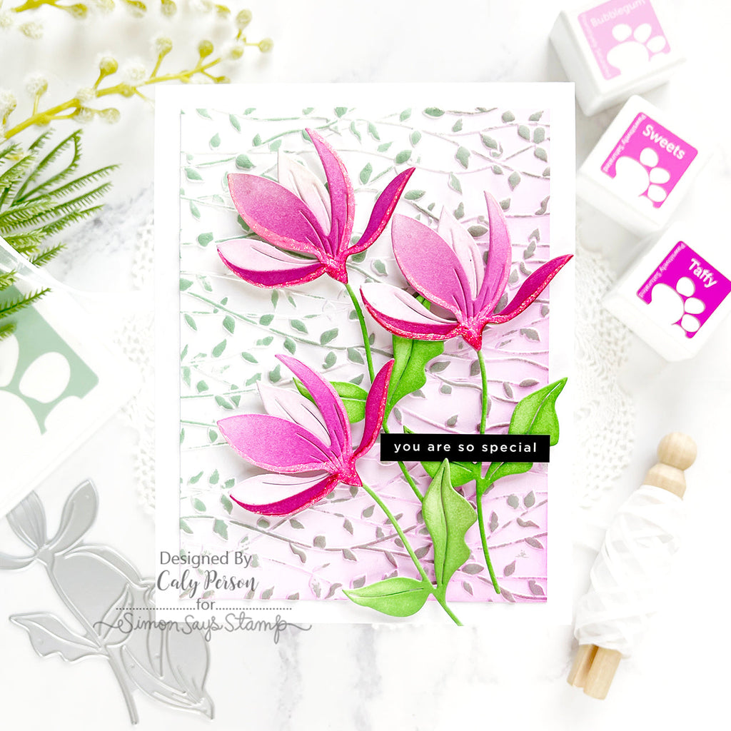 CZ Designs Sentiment Strips Reverse Teacher czg050 Just A Note Encouragement Card 