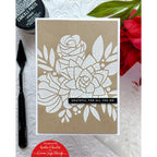 CZ Designs Sentiment Strips Reverse Teacher czg050 Just A Note Grateful Card