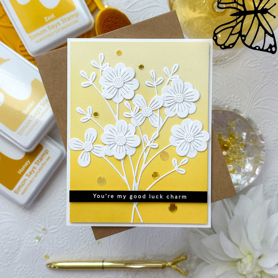 Simon Says Stamp Sentiment Strips Reverse Lucky 1003sg Splendor Lucky Card | color-code:ALT04