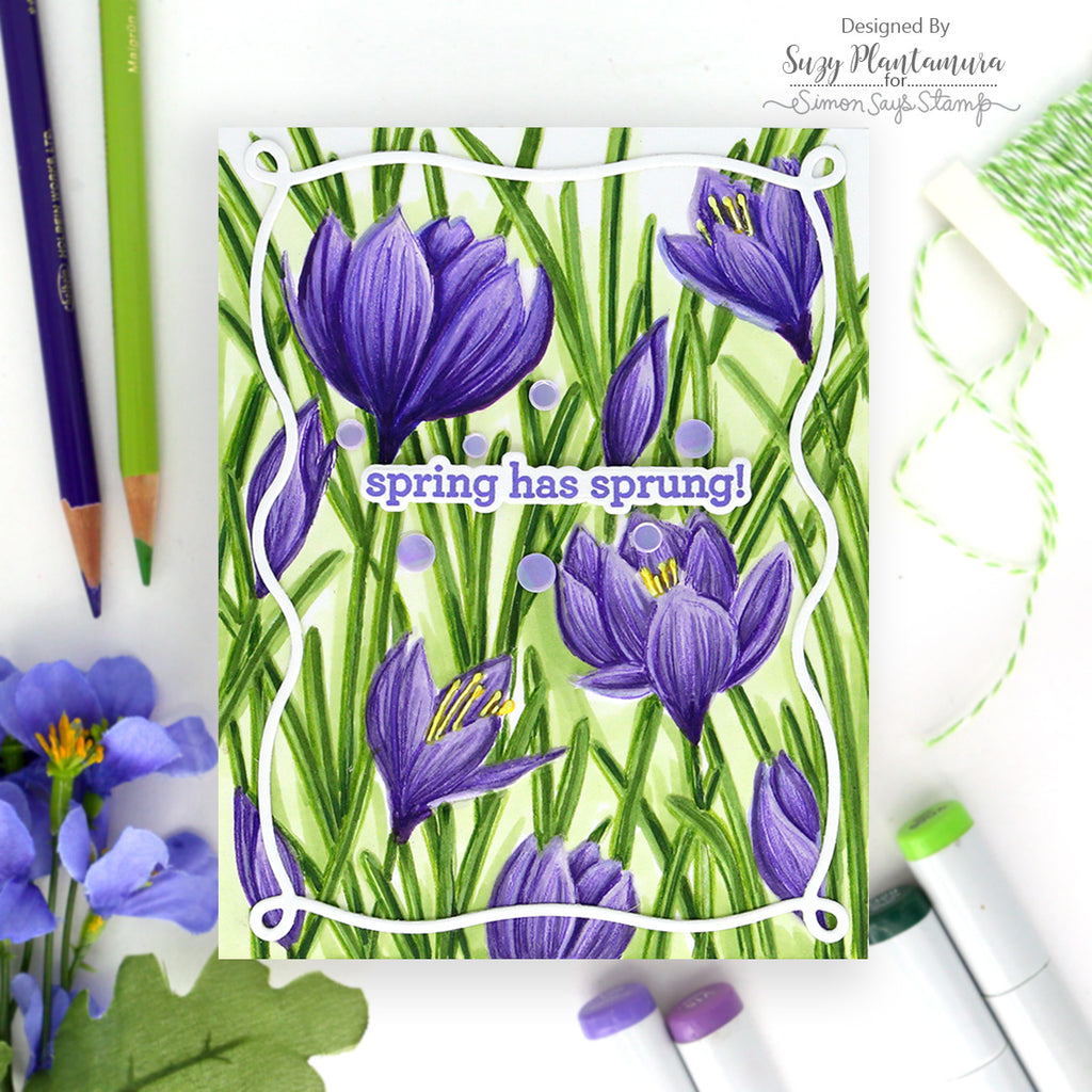 Simon Says Stamp Ribbon Loop Frames Wafer Dies 1510sd Beautiful Moments Spring Card | color-code:ALT02