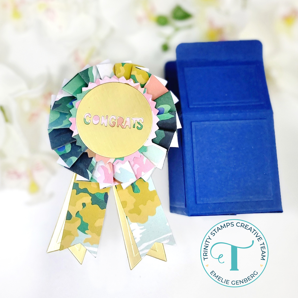 Tmd Ribbon Trinity Stamps Ribbon Rosette Die Set tmd-299* – Simon Says Stamp
