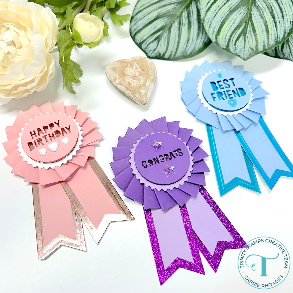Tmd Ribbon Trinity Stamps Ribbon Rosette Die Set tmd-299* – Simon Says Stamp