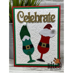 Riiley and Company Cocktail Clear Stamps am101 christmas