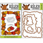 Riley And Company Autumn Frame Clear Stamp and Die Set