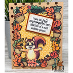 Riley And Company Autumn Leaves Frame Dies rd2015 squirrel and acorn card