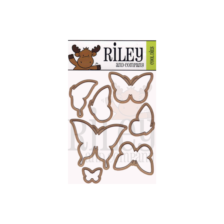 Riley And Company Butterflies Clear Stamp and Die Set product image 2