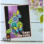 Riley And Company Butterflies Dies amd105 birthday