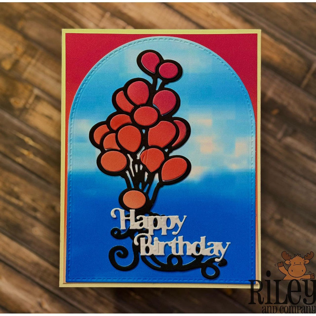 Riley And Company Cut Ups Balloon Bouquet Dies rd665 birthday