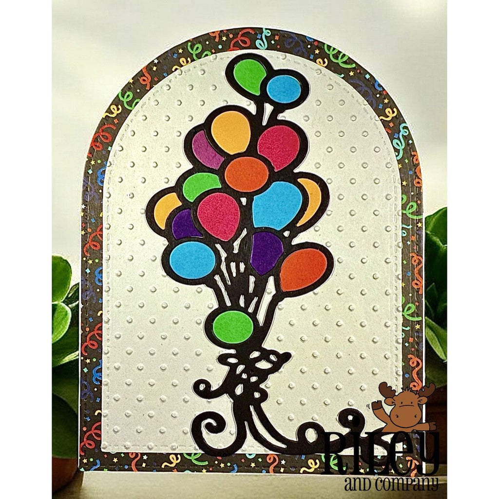 Riley And Company Cut Ups Balloon Bouquet Dies rd665 confetti
