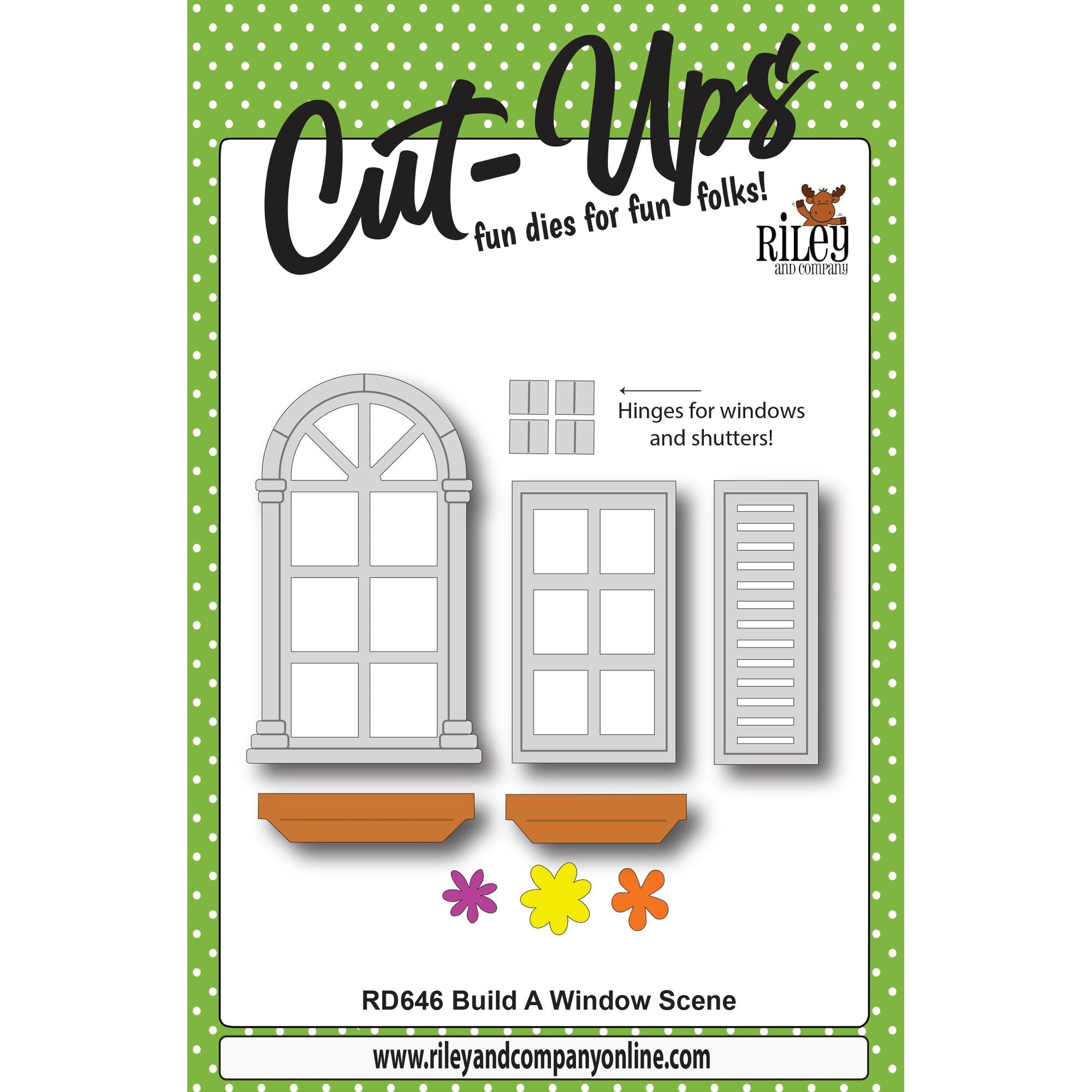 Riley And Company Cut Ups Build A Window Scene Dies rd646