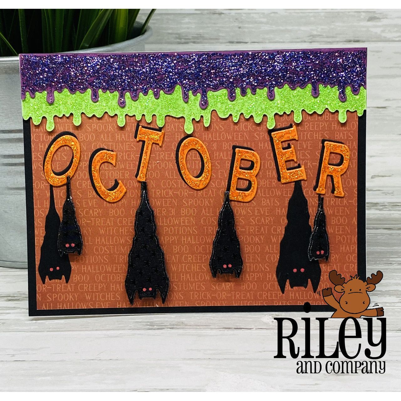 Riley And Company Cut Ups Hanging Bats Dies rd628