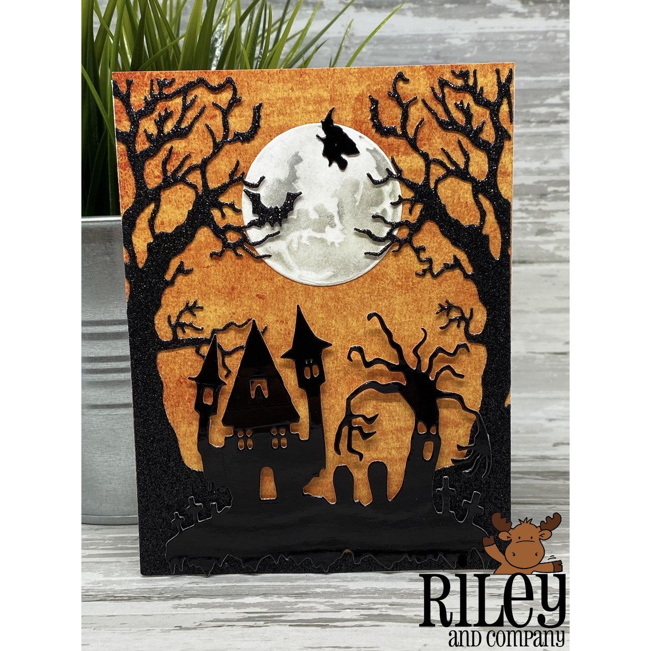 Riley And Company Cut Ups Haunted House Dies rd651 orange