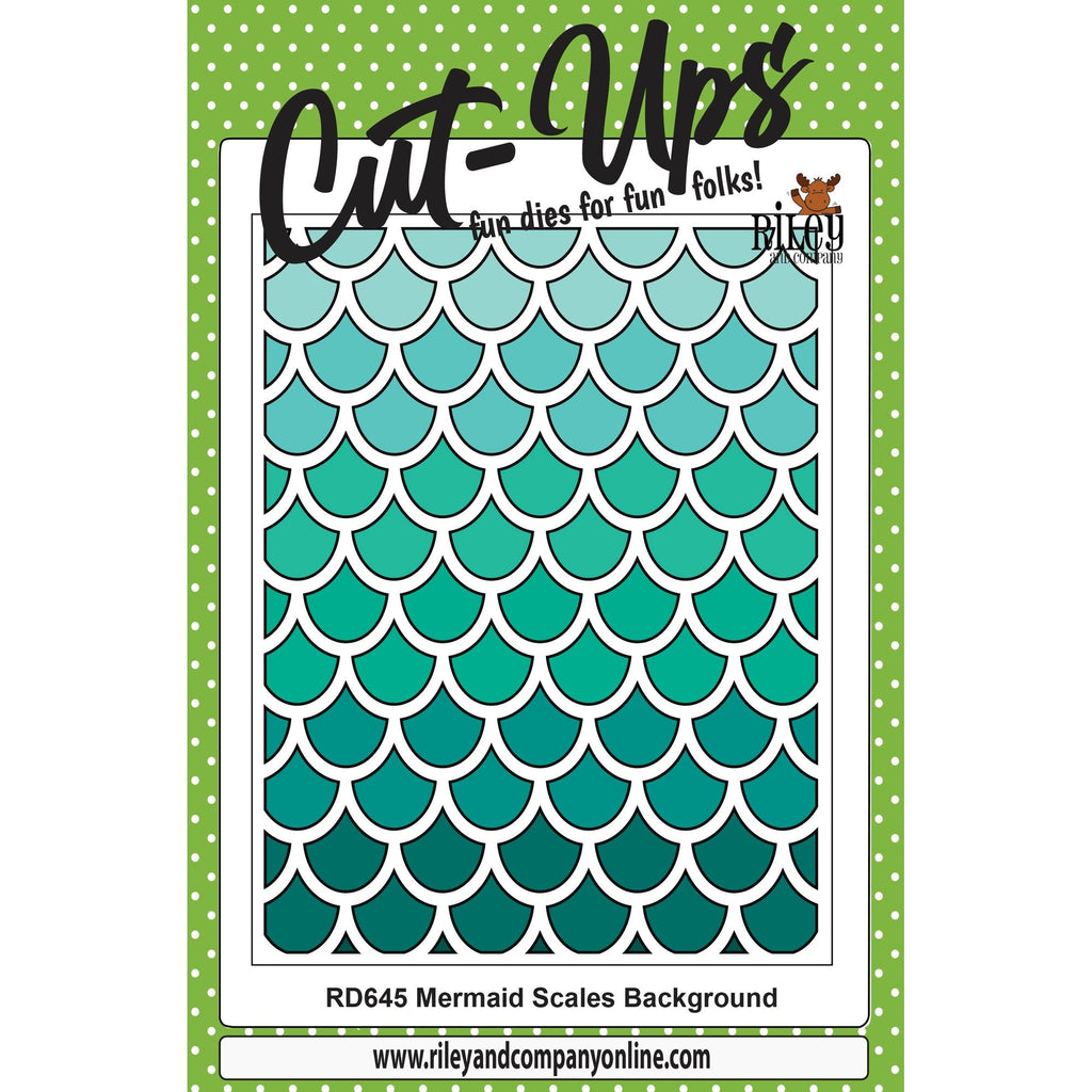 Riley And Company Cut Ups Mermaid Scales Die rd645