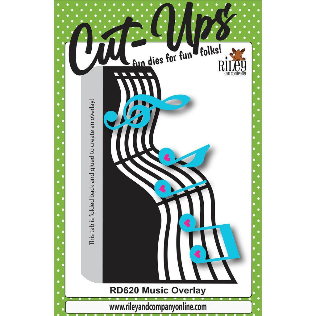 Riley And Company Cut Ups Music Overlay Dies rd620*