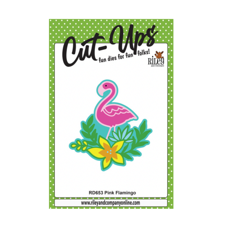 Riley And Company Cut Ups Pink Flamingo Dies rd653
