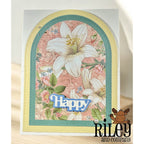 Riley And Company Cut Ups Stacked Arches Dies rd657 flowers