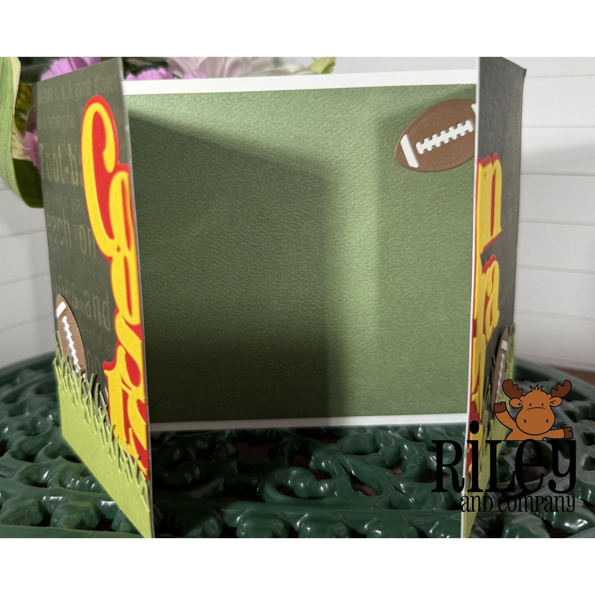 Riley And Company Cut Ups Stacked Congrats Dies rd631 football