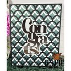 Riley And Company Cut Ups Stacked Congrats Dies rd631 meramaid