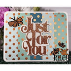 Riley And Company Cut Ups Stacked Just For You Dies rd634 butterfly
