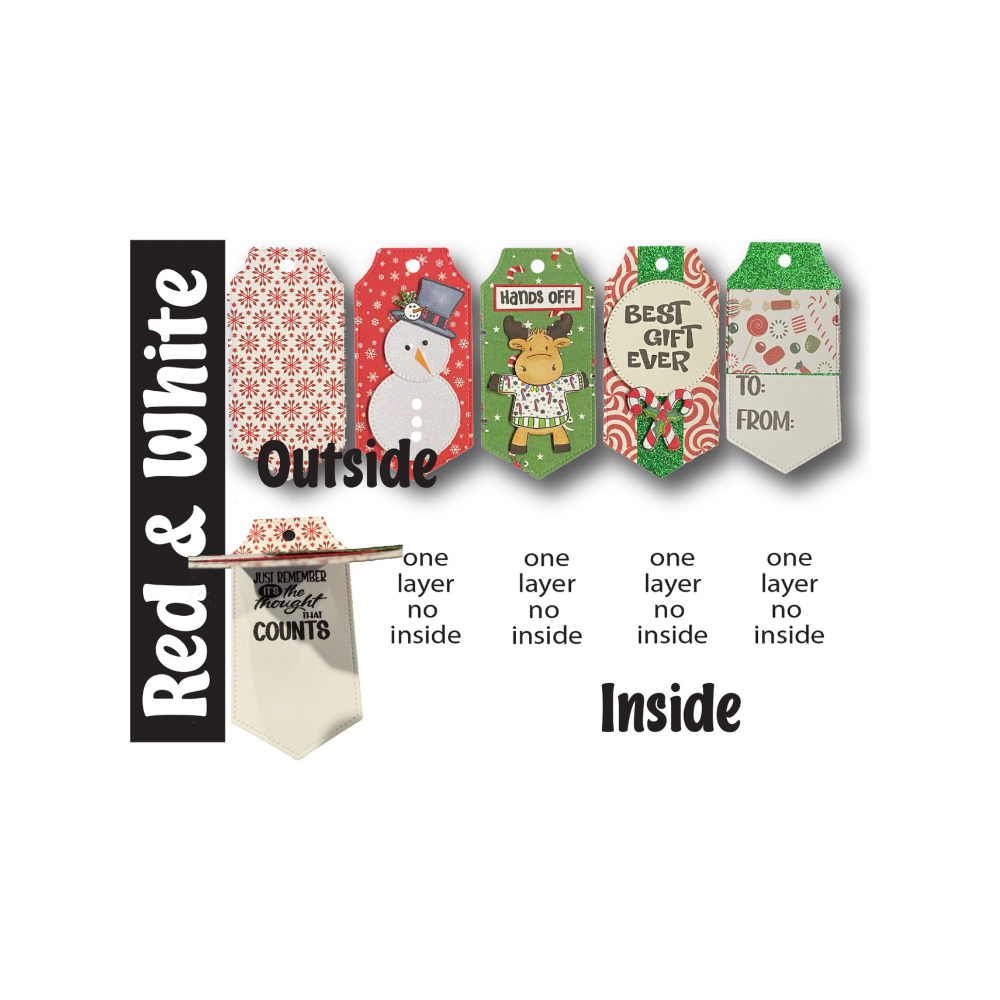 Riley And Company Fun Saying Tag Helpers 5 Clear Stamps rclr508 red