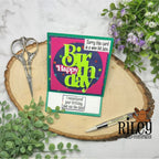 Riley And Company Funny Bones A Wee Bit Late Clear Stamp rwd-1354 bright colors
