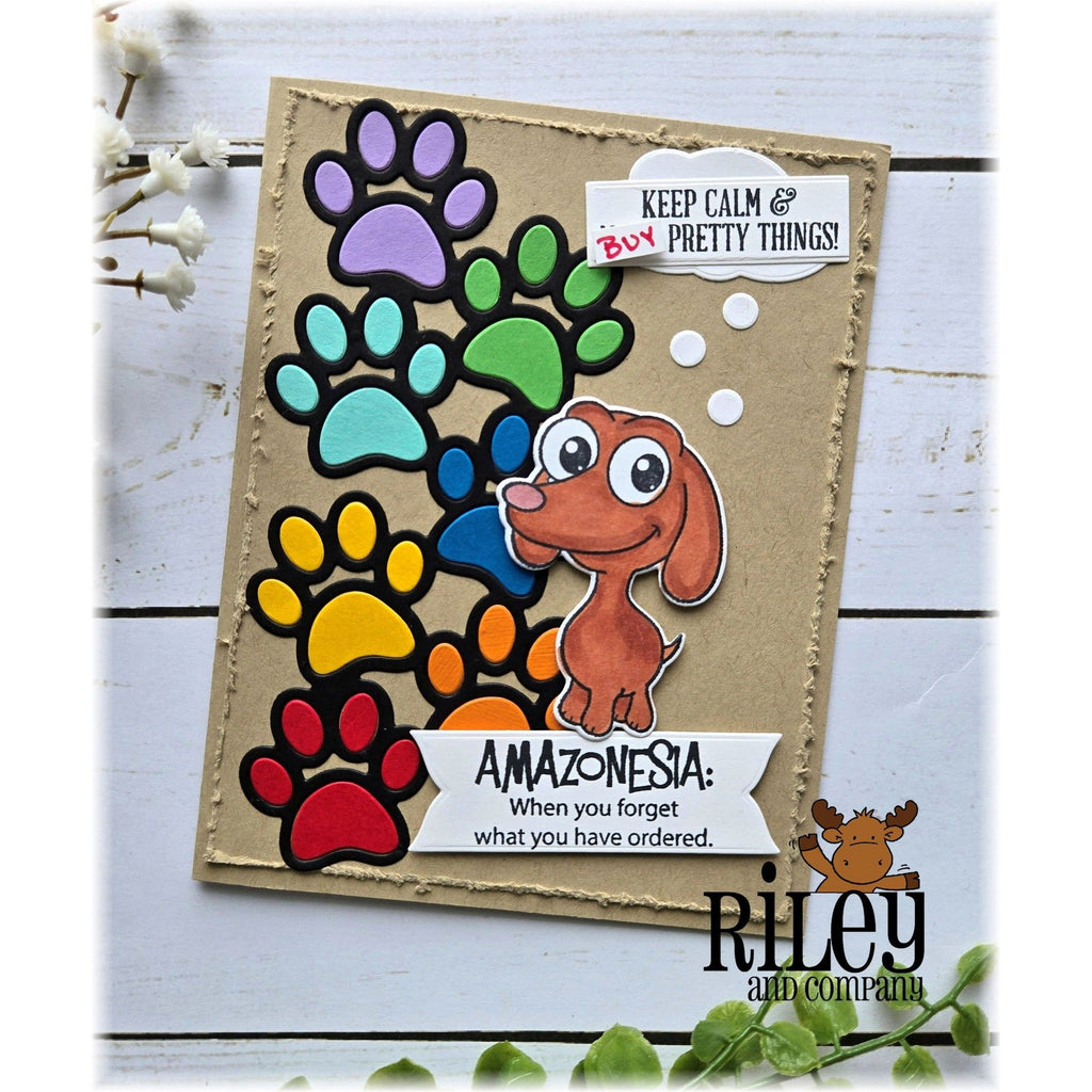 Riley And Company Funny Bones Amazonesia Clear Stamp rwd-1351 rainbow