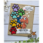 Riley And Company Funny Bones Amazonesia Clear Stamp rwd-1351 rainbow