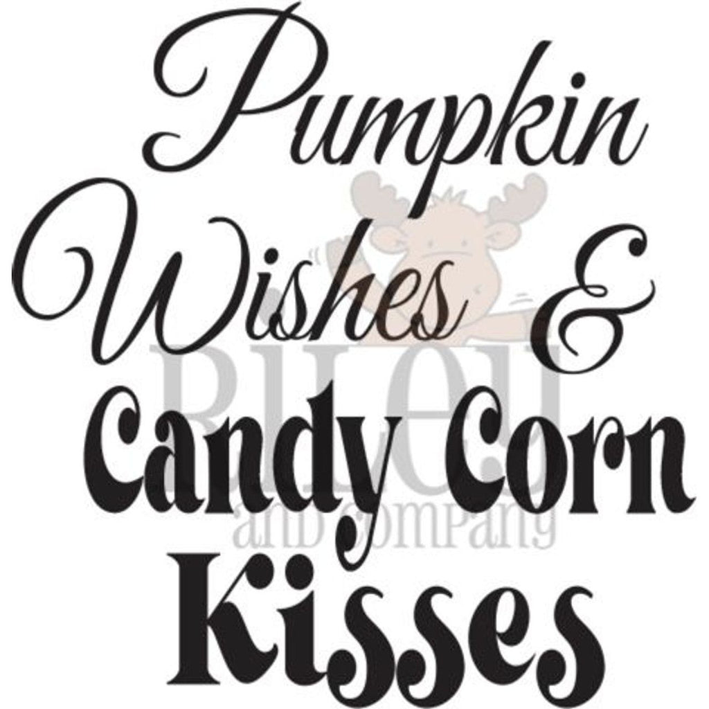 Riley And Company Funny Bones Candy Corn Kisses Clear Stamp rwd-1409