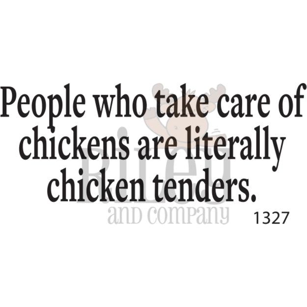Riley And Company Funny Bones Chicken Tenders Clear Stamp rwd-1327