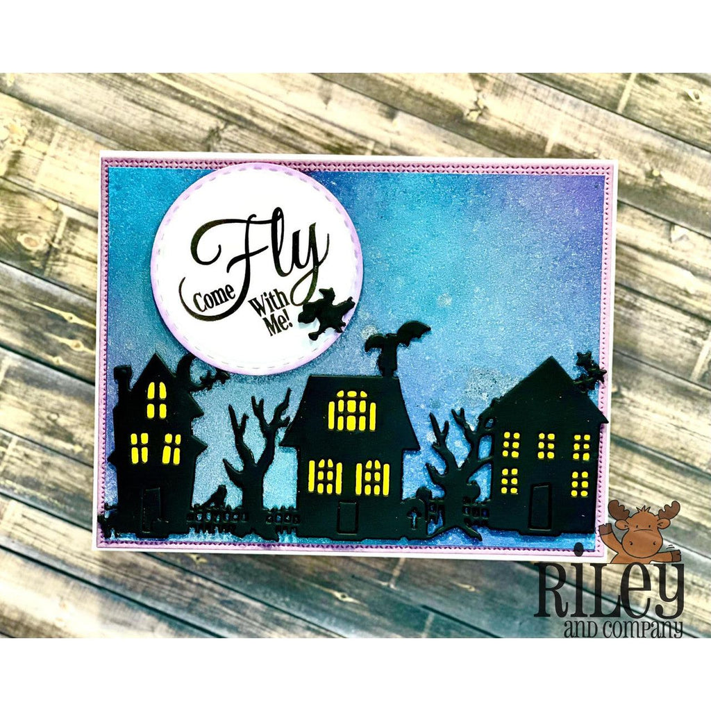 Riley And Company Funny Bones Come Fly with Me Clear Stamp rwd-1300
