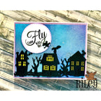 Riley And Company Funny Bones Come Fly with Me Clear Stamp rwd-1300