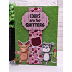 Riley And Company Funny Bones Corks Are For Quitters Clear Stamp rwd-1367 grapes