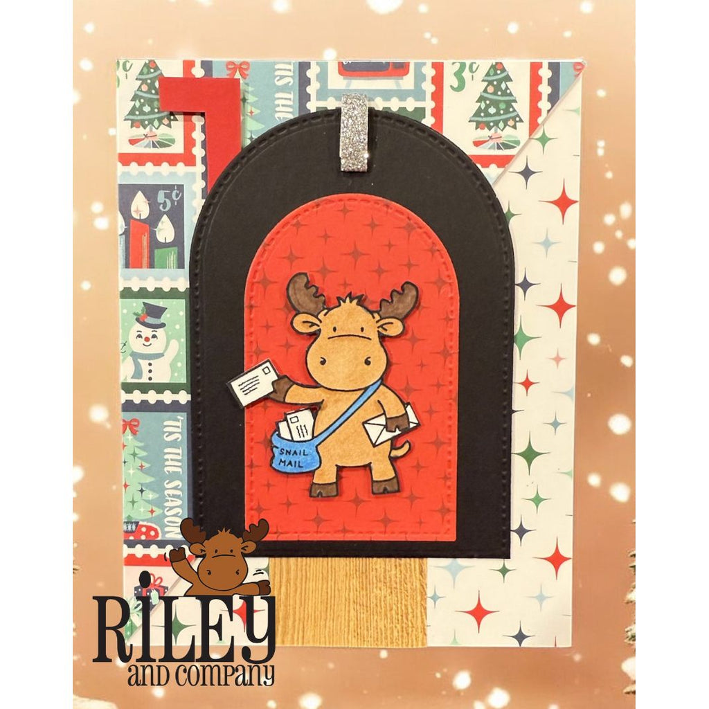 Riley And Company Funny Bones Cursive and Stick-shifts Clear Stamp rwd-1419 mail