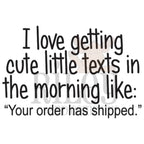 Riley And Company Funny Bones Cute Texts in the Morning Clear Stamp rwd-1309