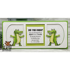 Riley And Company Funny Bones Did You Know Clear Stamp rwd-1339 green