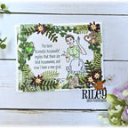 Riley And Company Funny Bones Domestic Housewife Clear Stamp rwd-1381 plants