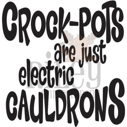 Riley And Company Funny Bones Electric Cauldrons Clear Stamp rwd-1403