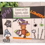 Riley And Company Funny Bones Explain Halloween Decorations Clear Stamp rwd-1397 shopping