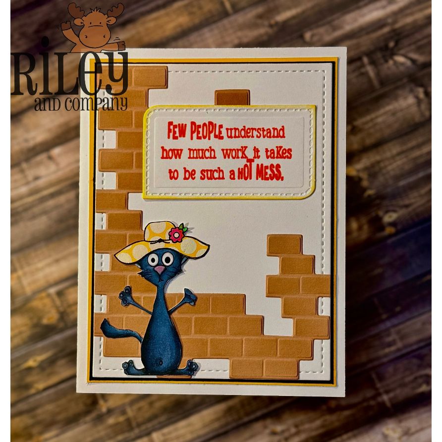 Riley And Company Funny Bones Few People Understand Clear Stamp rwd-1416 cat