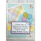 Riley And Company Funny Bones Getting Old Fast Clear Stamp rwd-610 balloon