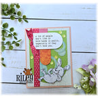 Riley And Company Funny Bones Hold Hands In Public Clear Stamp rwd-1388 rabbit