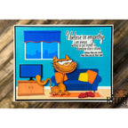 Riley And Company Funny Bones I Believe in Empathy Clear Stamp rwd-1335 cat