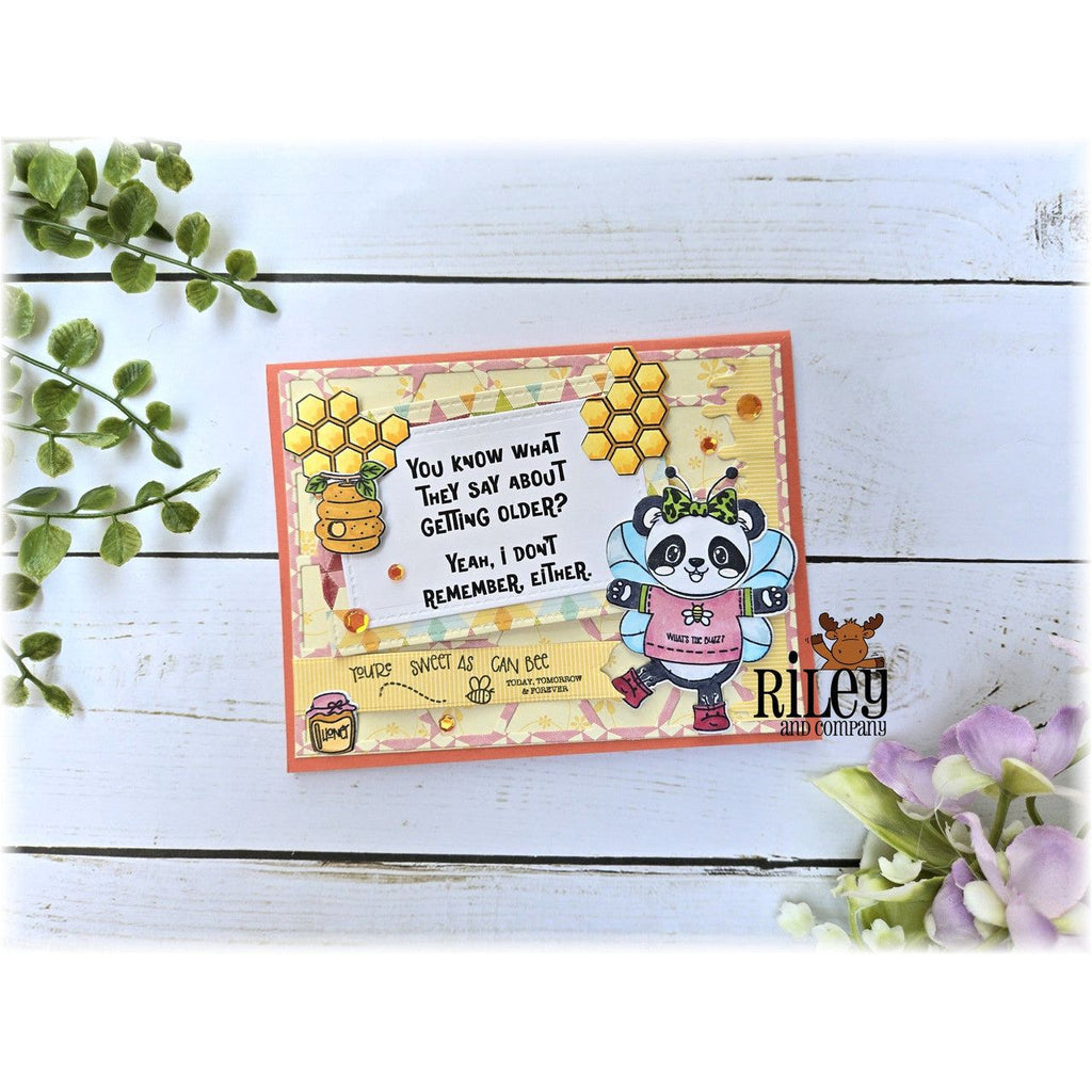 Riley And Company Funny Bones I Don't Remember Either Clear Stamp rwd-1383 fairy