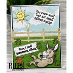 Riley And Company Funny Bones I Don't Remember Either Clear Stamp rwd-1383 sunshine